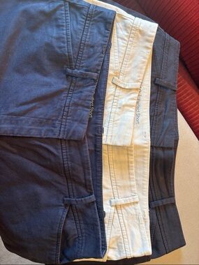 Talbots Women's Perfect Short Trio in Navy, Khaki,  Black.